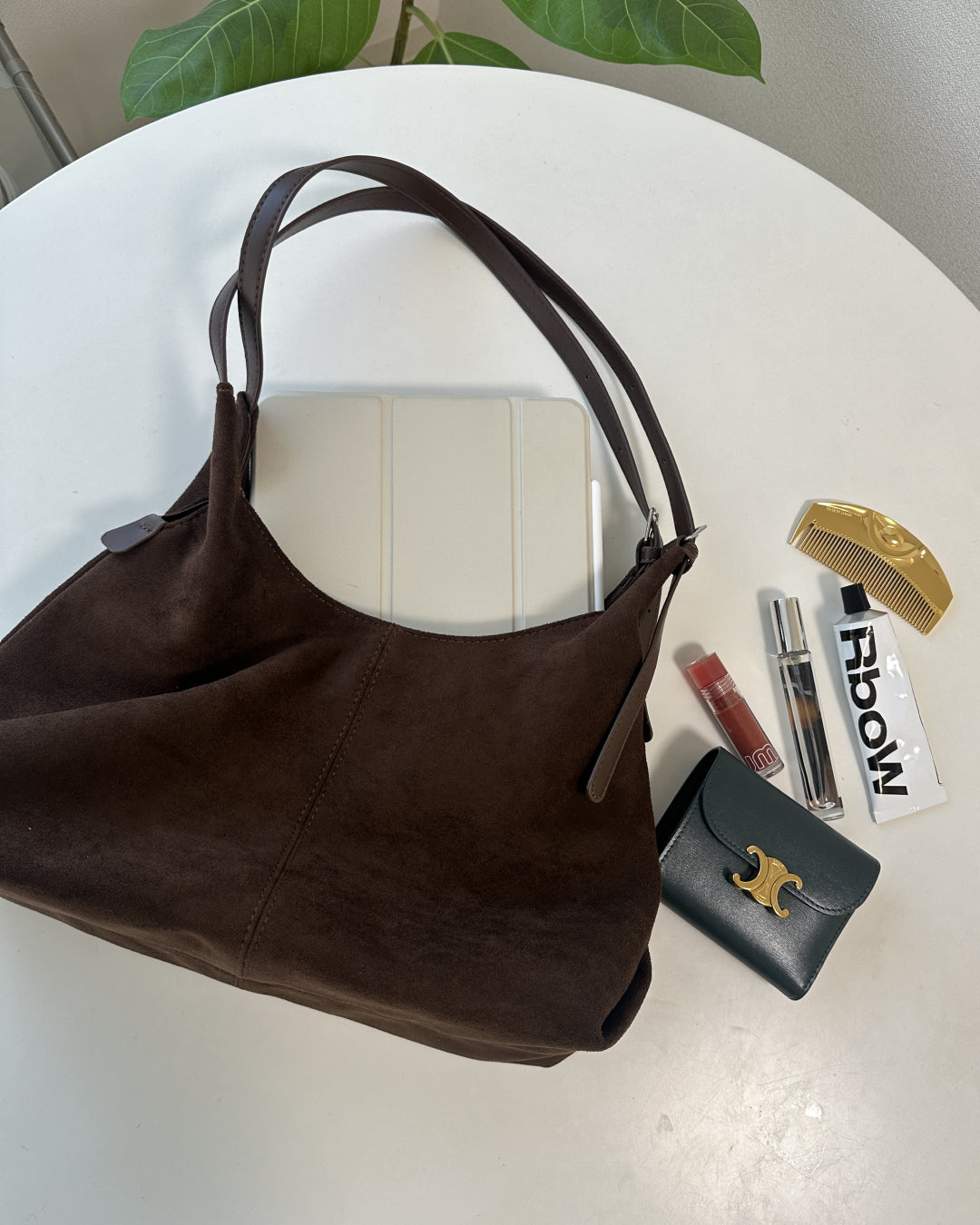 ダブルベルトスエードショルダーバッグ BM3004