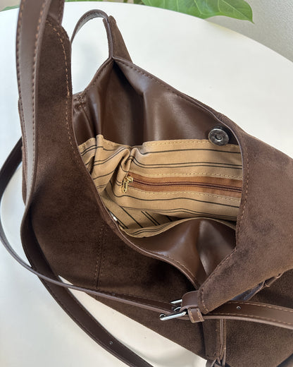 ダブルベルトスエードショルダーバッグ BM3004