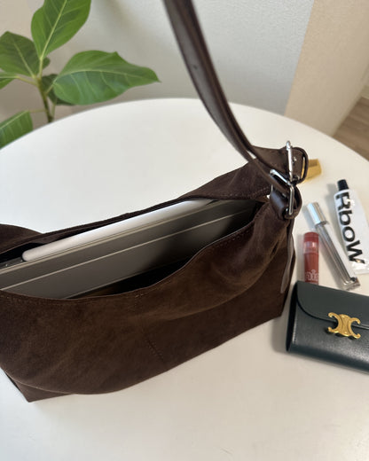 ダブルベルトスエードショルダーバッグ BM3004