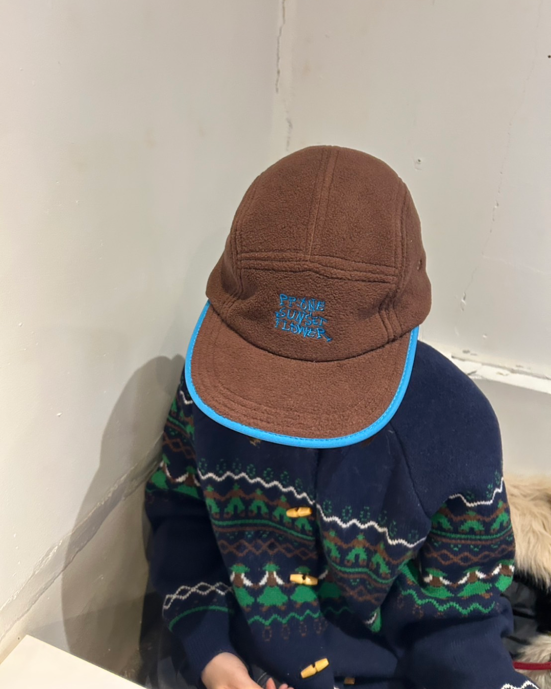 バイカラーストレートキャップ　C0101