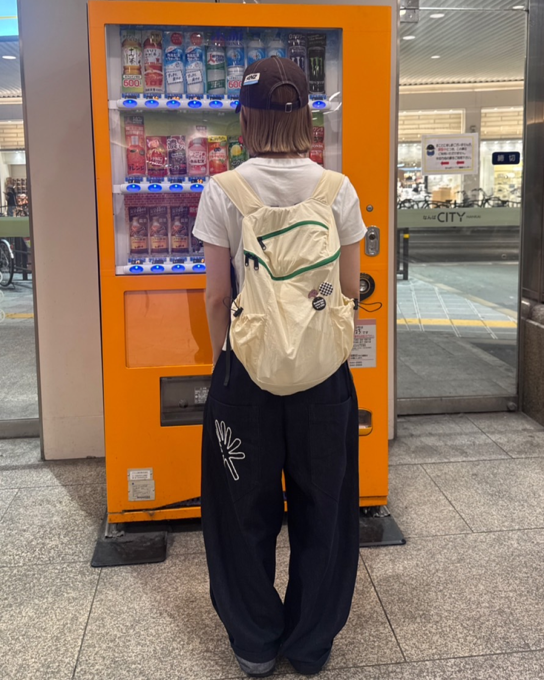 バイカラーリュックサック C1037