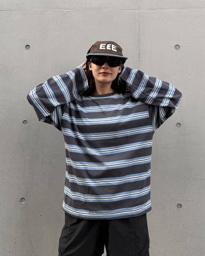 オーバーサイズ ボーダーTシャツ CG0053