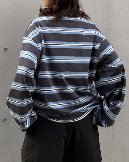 オーバーサイズ ボーダーTシャツ CG0053