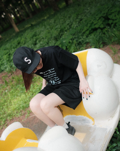 レタリングプリントTシャツ CH0090