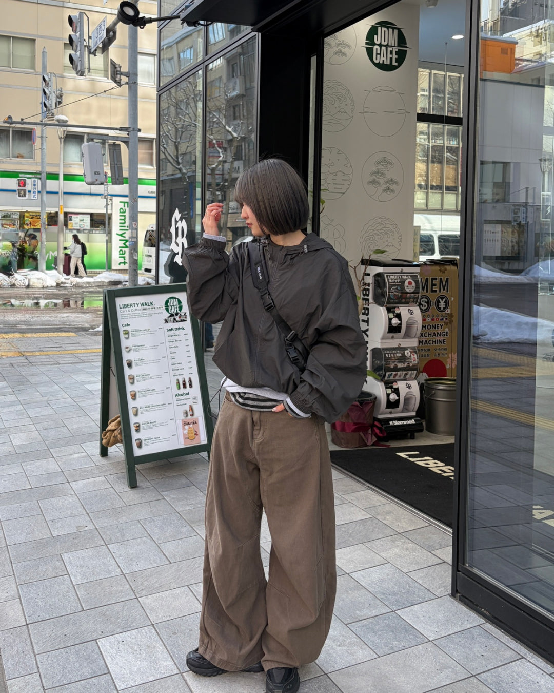 【即納】ワイドレッグデニムパンツ CH0146