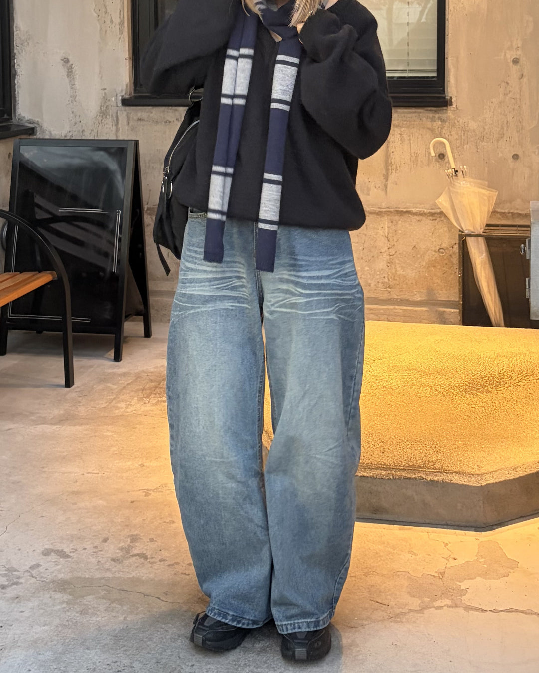 ワイドウォッシュボーイフレンドデニムCH0229 – YOLO（ヨロ