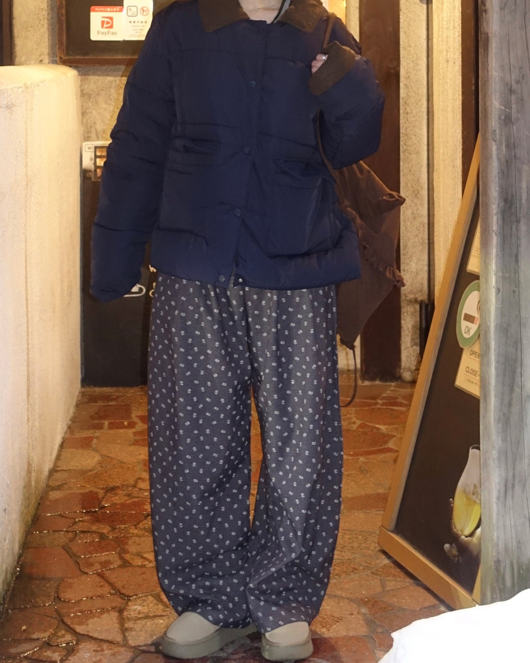 花柄ワイドレッグバルーンパンツ CH0239 – YOLO（ヨロ）｜ファッション通販