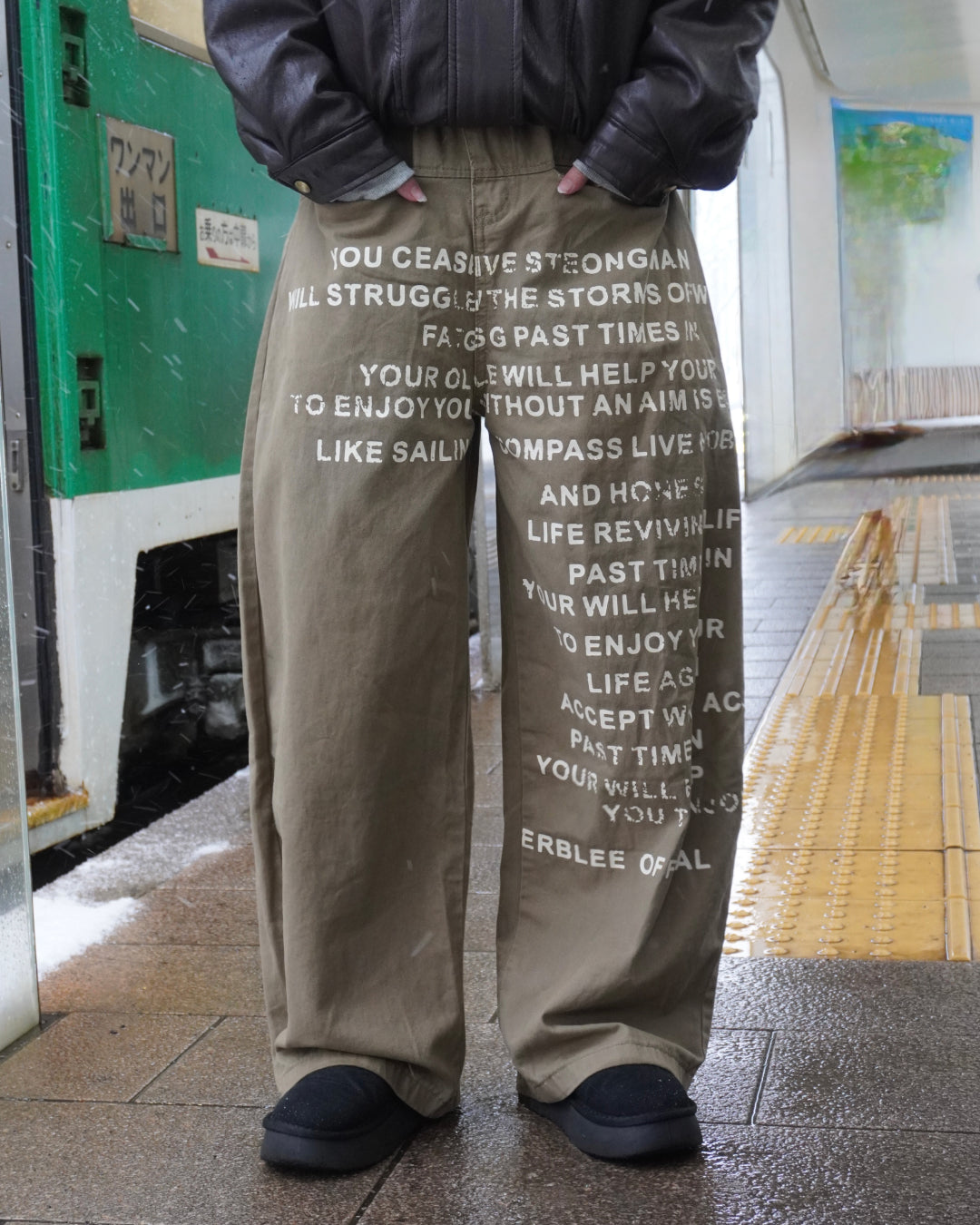 レンダリングカーブパンツ CH0261 – YOLO（ヨロ）｜ファッション通販