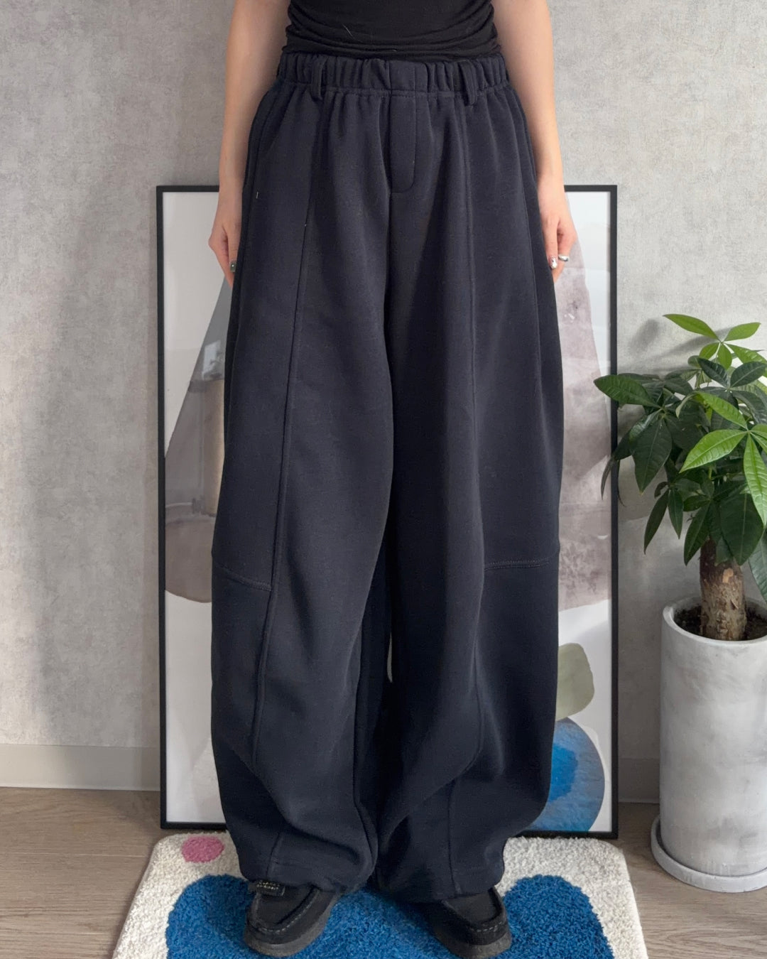 パンツ Center stitch super wide slacks Center stitch super wide slacks | blendmarket