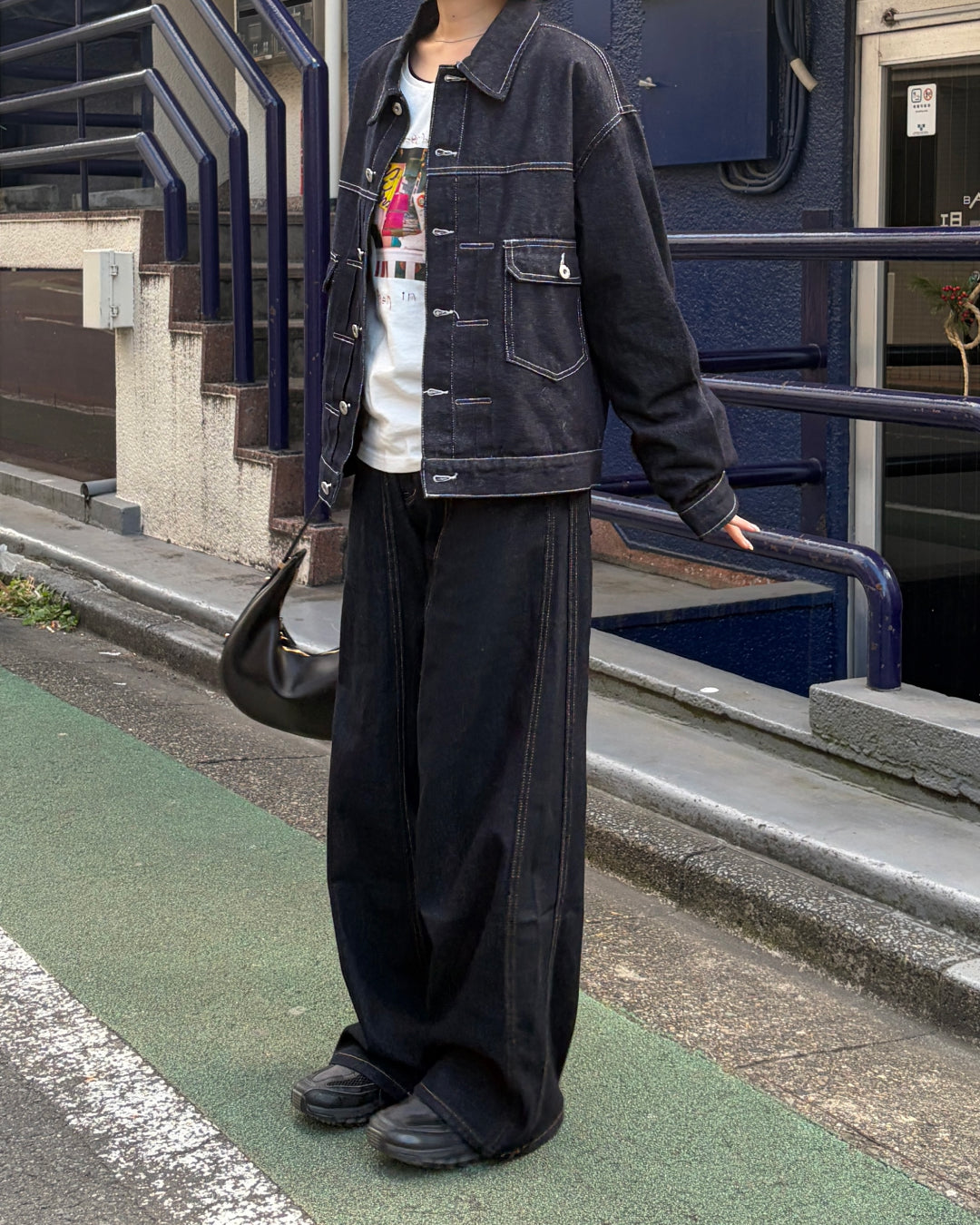 インディゴステッチラインデニム CH0285