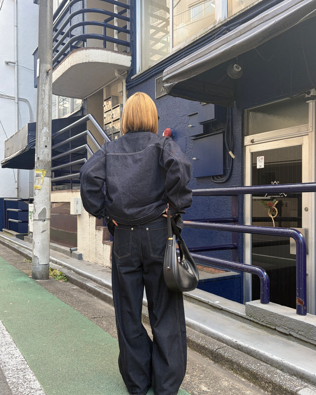 インディゴステッチラインデニム CH0285