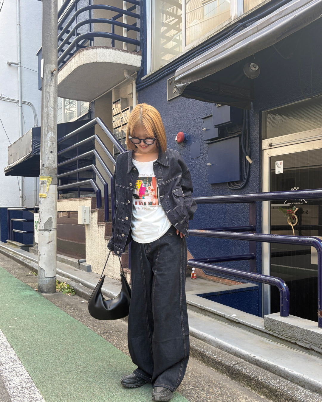 インディゴステッチラインデニム CH0285