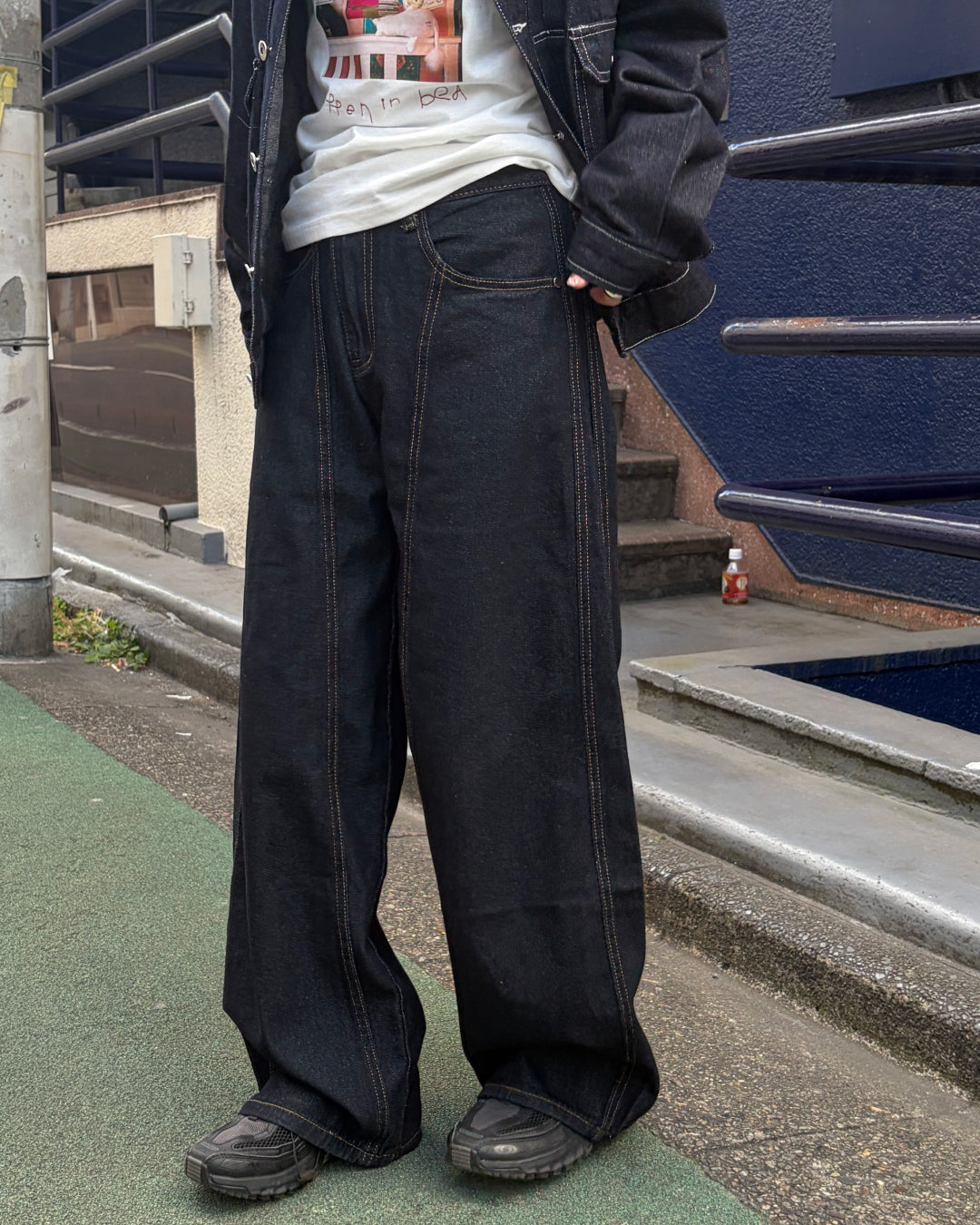 インディゴステッチラインデニム CH0285