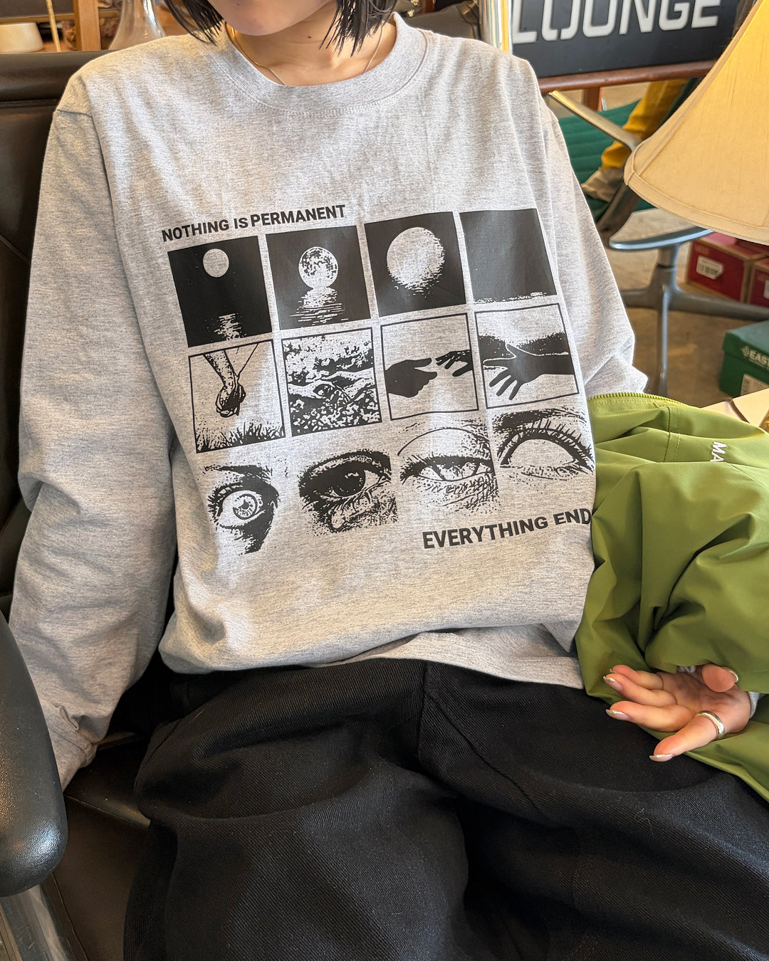 グラフィックロングTシャツ CH2018