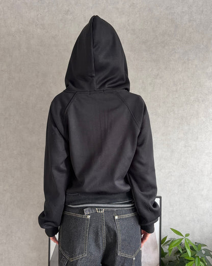 ブラックジップパーカー CH2041