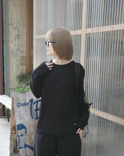 ワッフルラウンドネックT CH2093