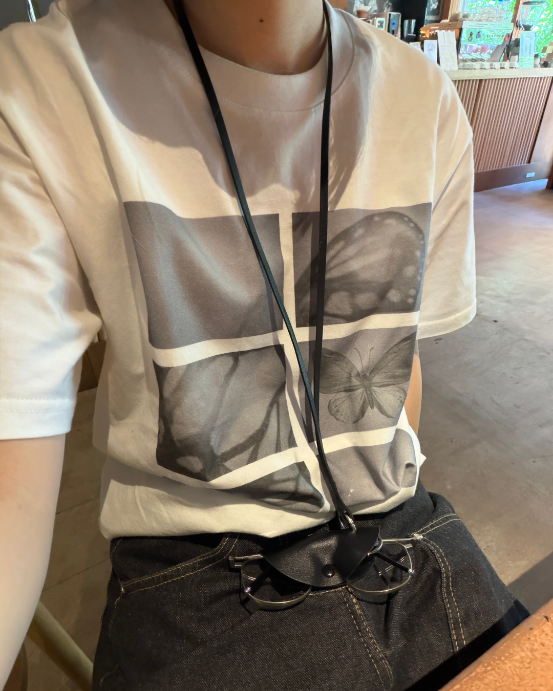 フロントフォトプリントTシャツ CH2111