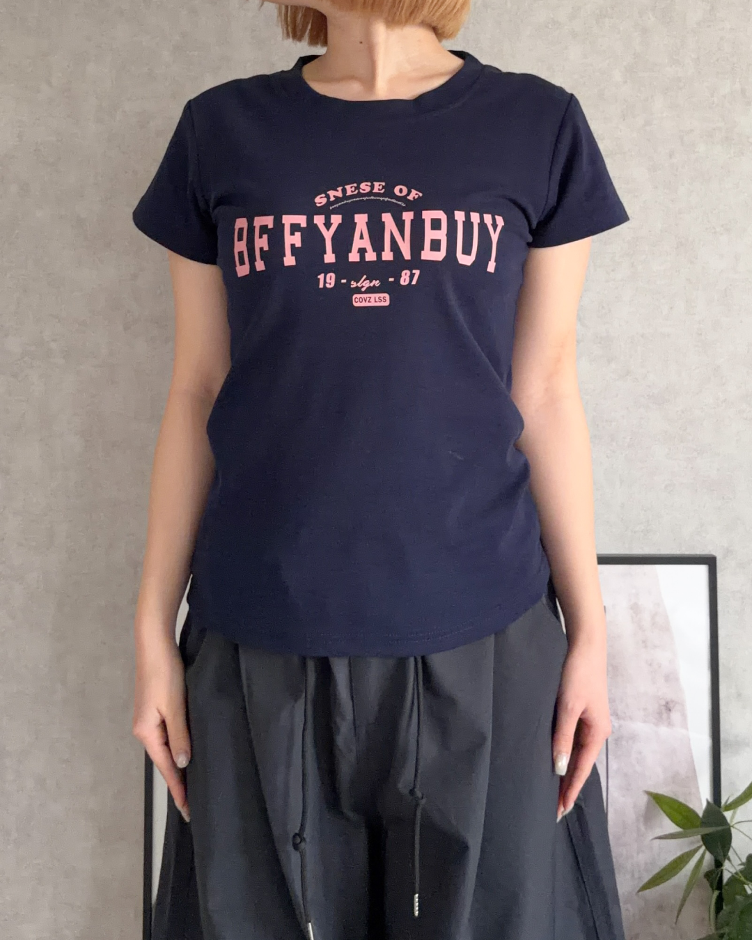 フロントロゴミニTシャツ CH2115