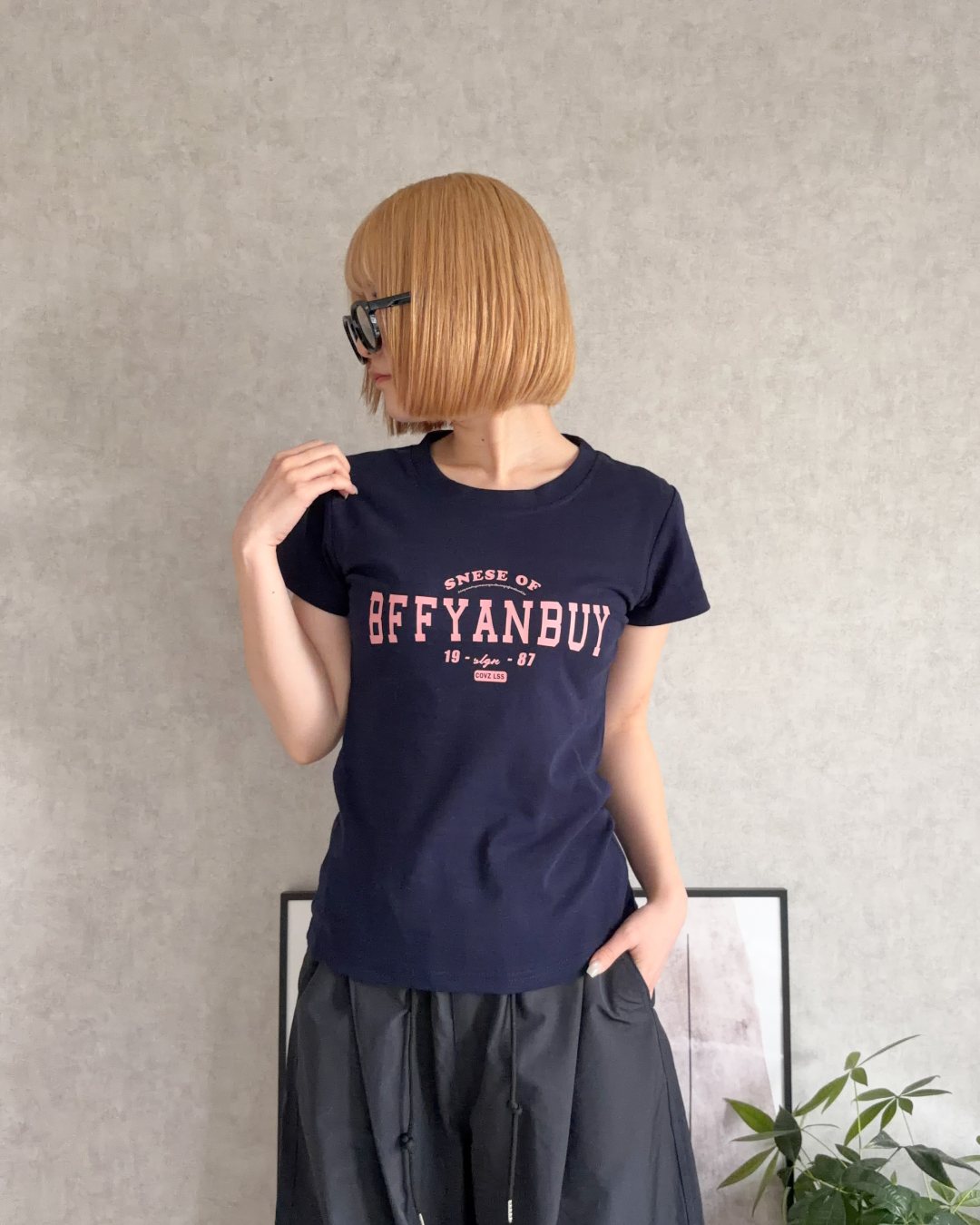 フロントロゴミニTシャツ CH2115