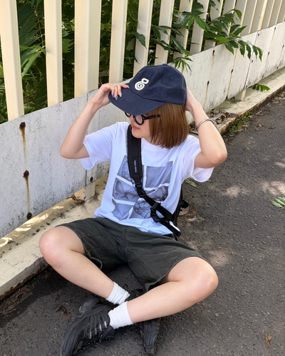 フロントフォトプリントTシャツ CH2111