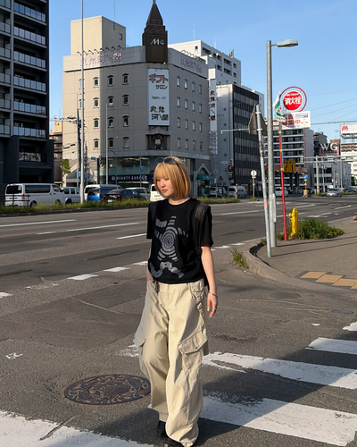 ラウンドスターTシャツ CH2167