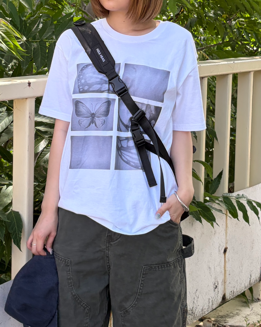 フロントフォトプリントTシャツ CH2111