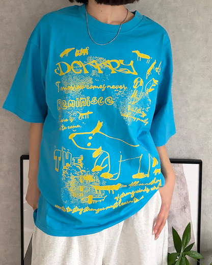ハンドライティンググラフィックTシャツ CH2337