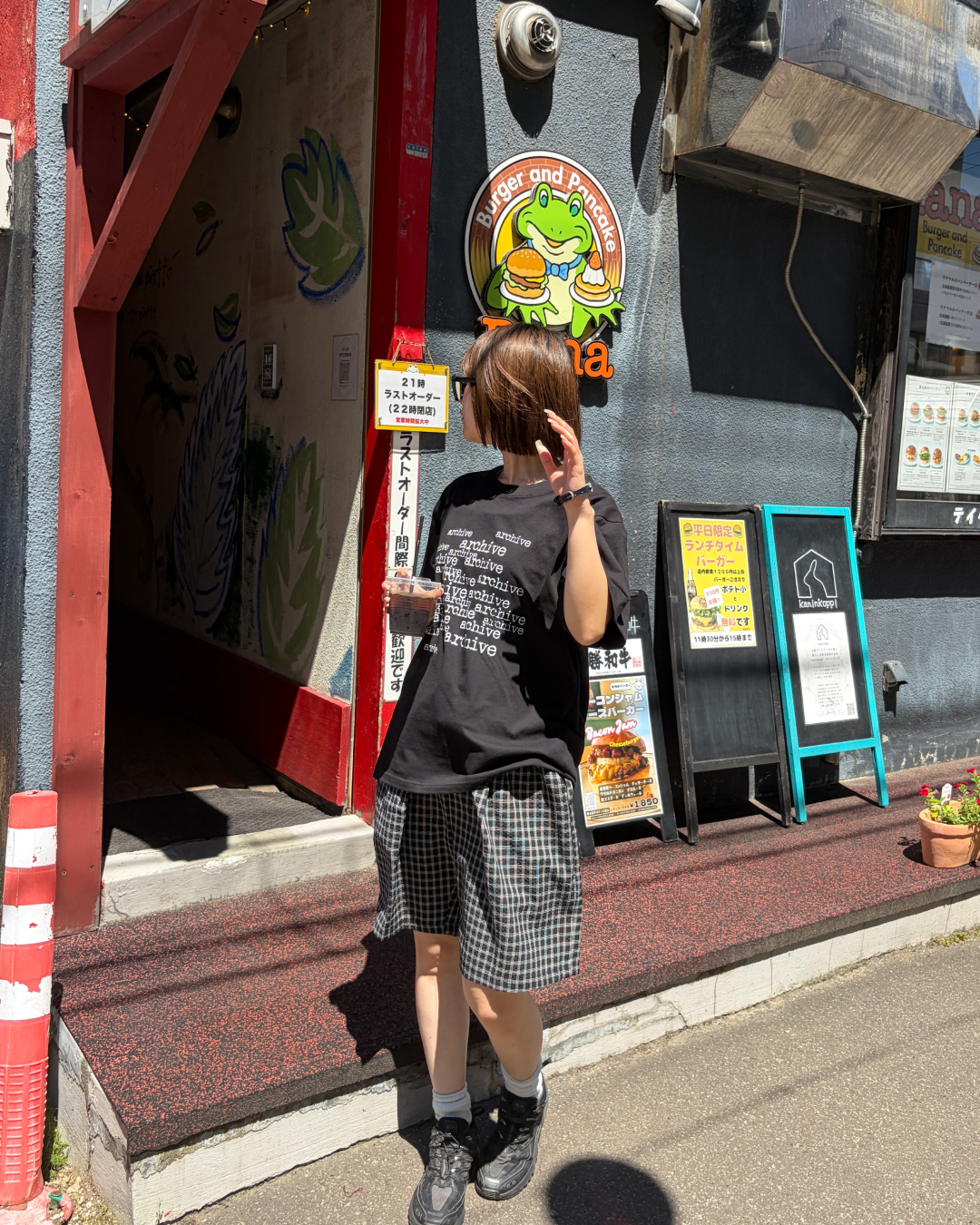 チェックショートハーフパンツ CH2338