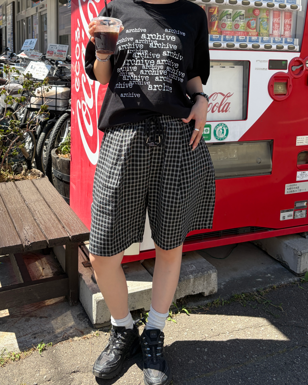 チェックショートハーフパンツ CH2338