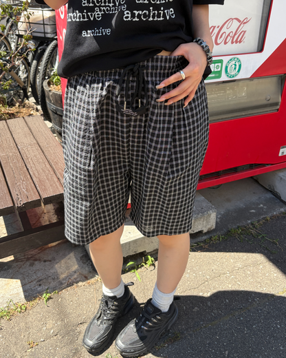 チェックショートハーフパンツ CH2338