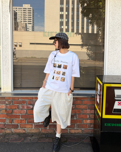 スウェットグレーハーフパンツ CH2345
