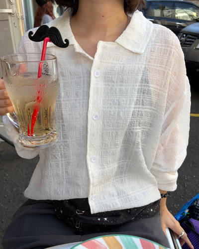 シアーチェックシャツ CH2353