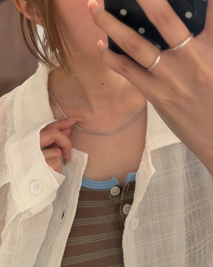 スネークボーンネックレス CH2354