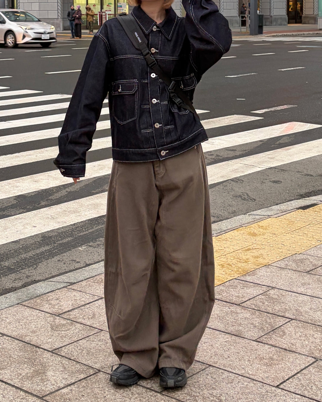 【即納】ステッチラインデニムジャケットCH5001