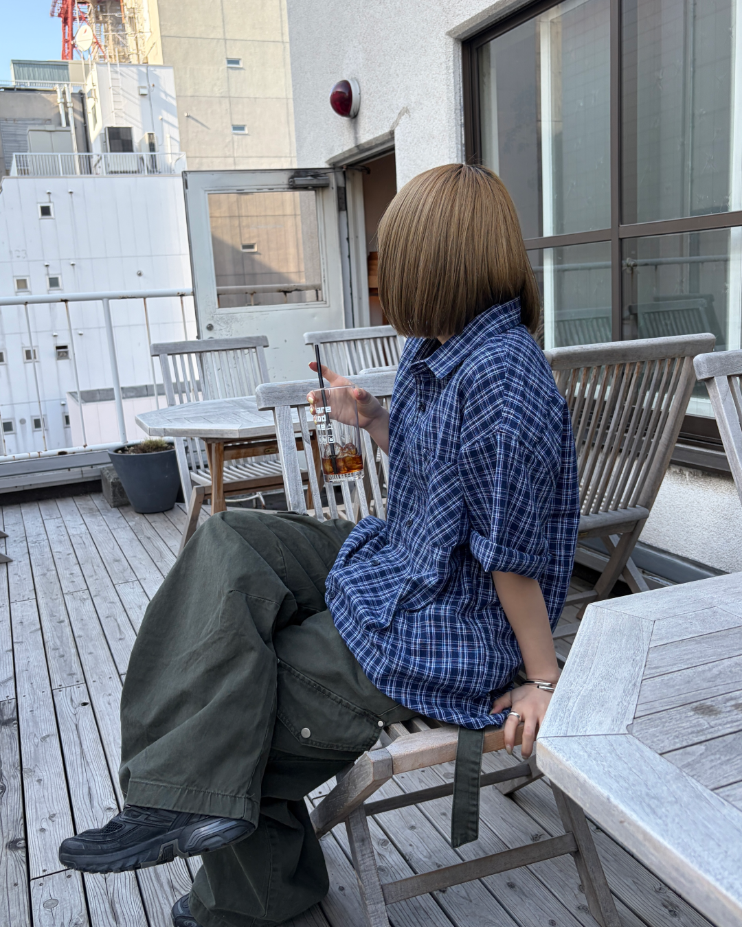 ⭐︎最終価格⭐︎ Yoli チェック柄五分袖シャツ 上下セットフリーサイズ 即納】ハーフスリーブチェックシャツ CH5004 – YOLO（ヨロ