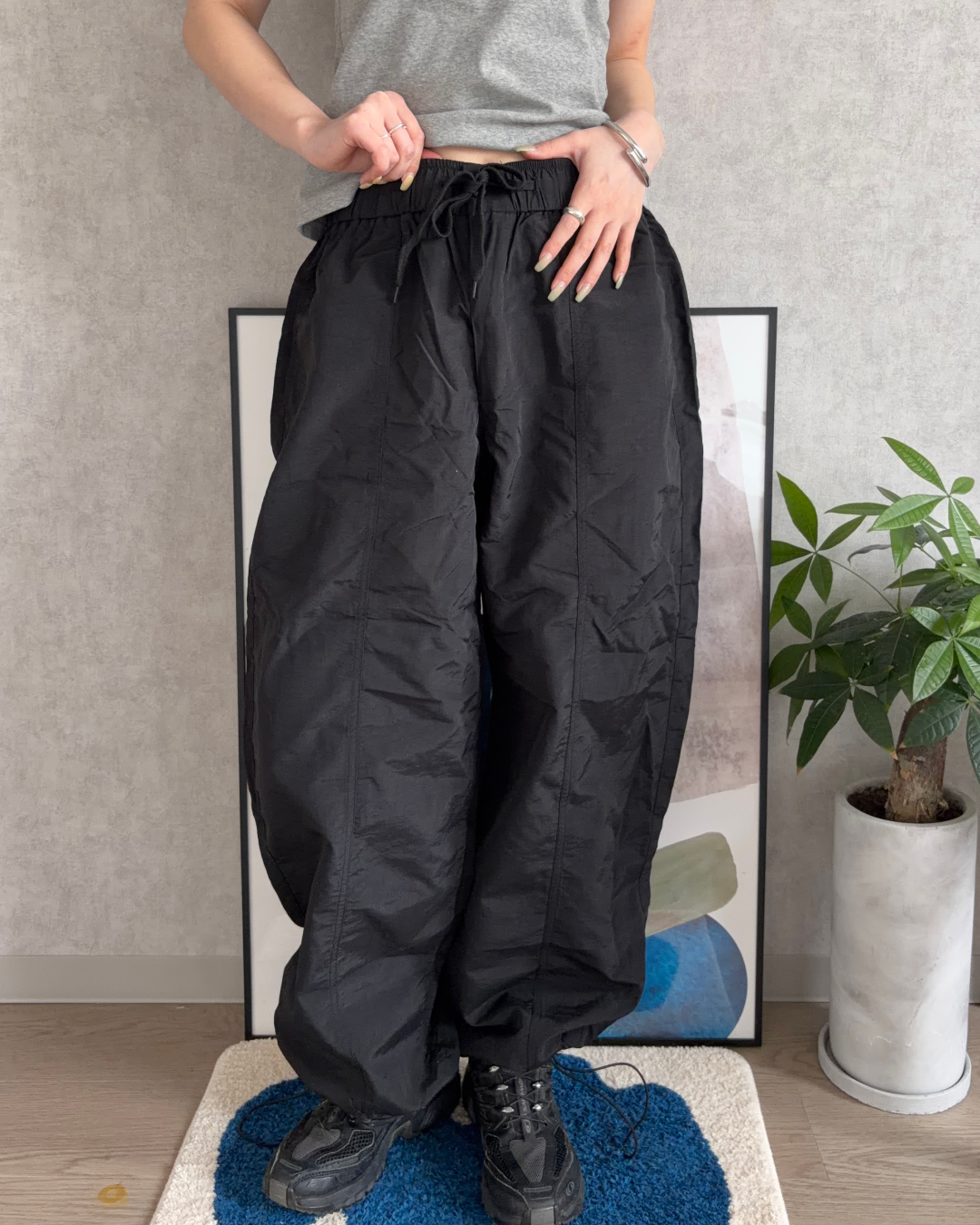 【即納】ルーズフィットテックパンツ CH5005