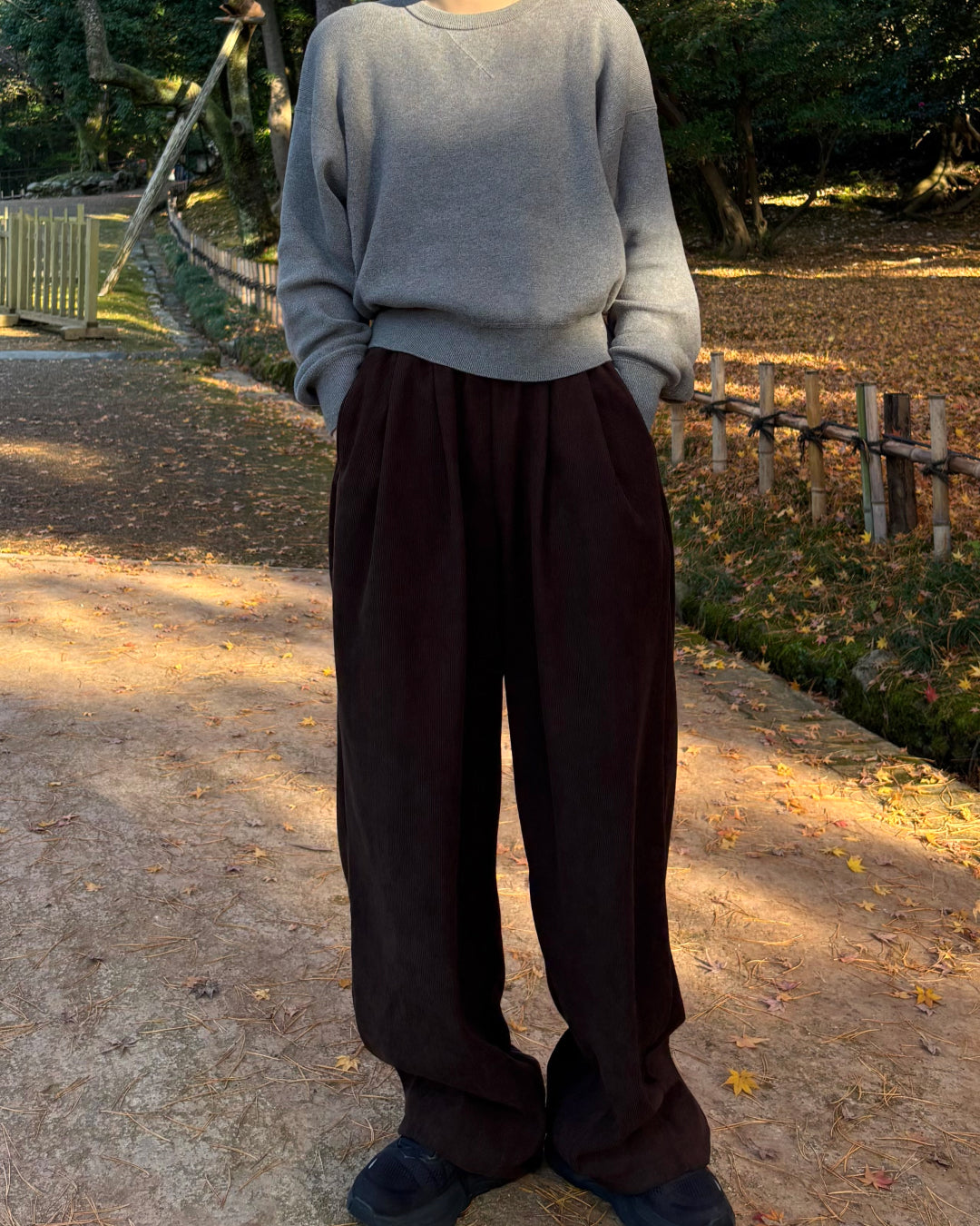 コーデュロイルーズフィットパンツ CM0091