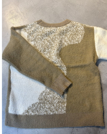 グラデーションラウンドセーター CM0099