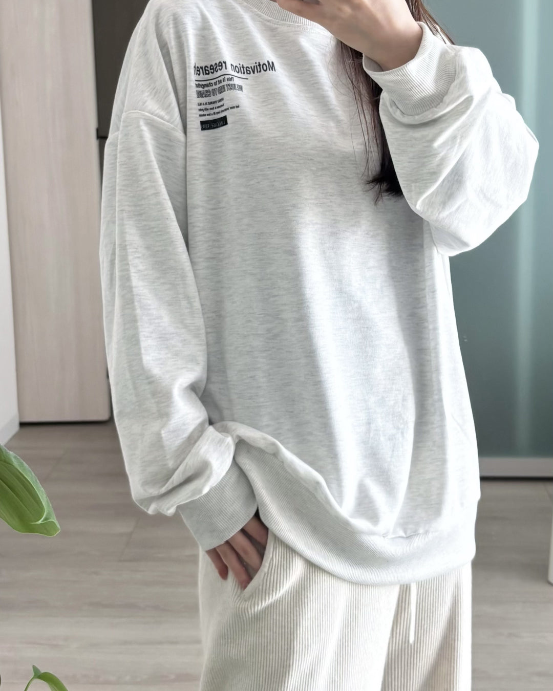 rimir スウェットプルオーバー white rimir リミル スウェット