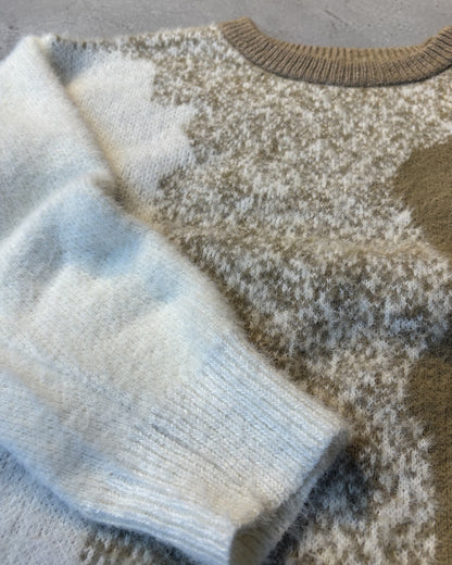 グラデーションラウンドセーター CM0099