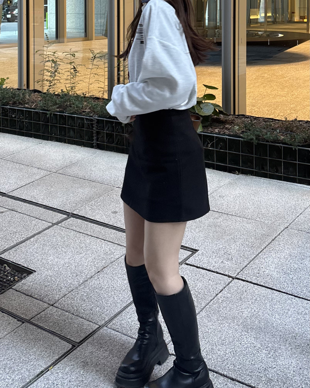 ミニマルAラインスカートー CM0108