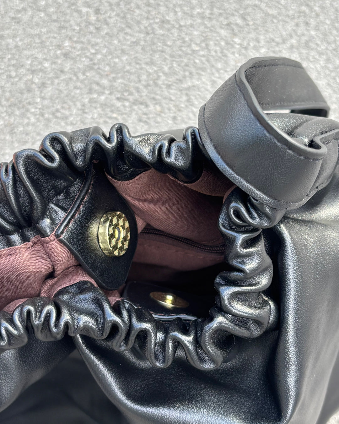 ミニマルドローストリングショルダーバッグ CM0116