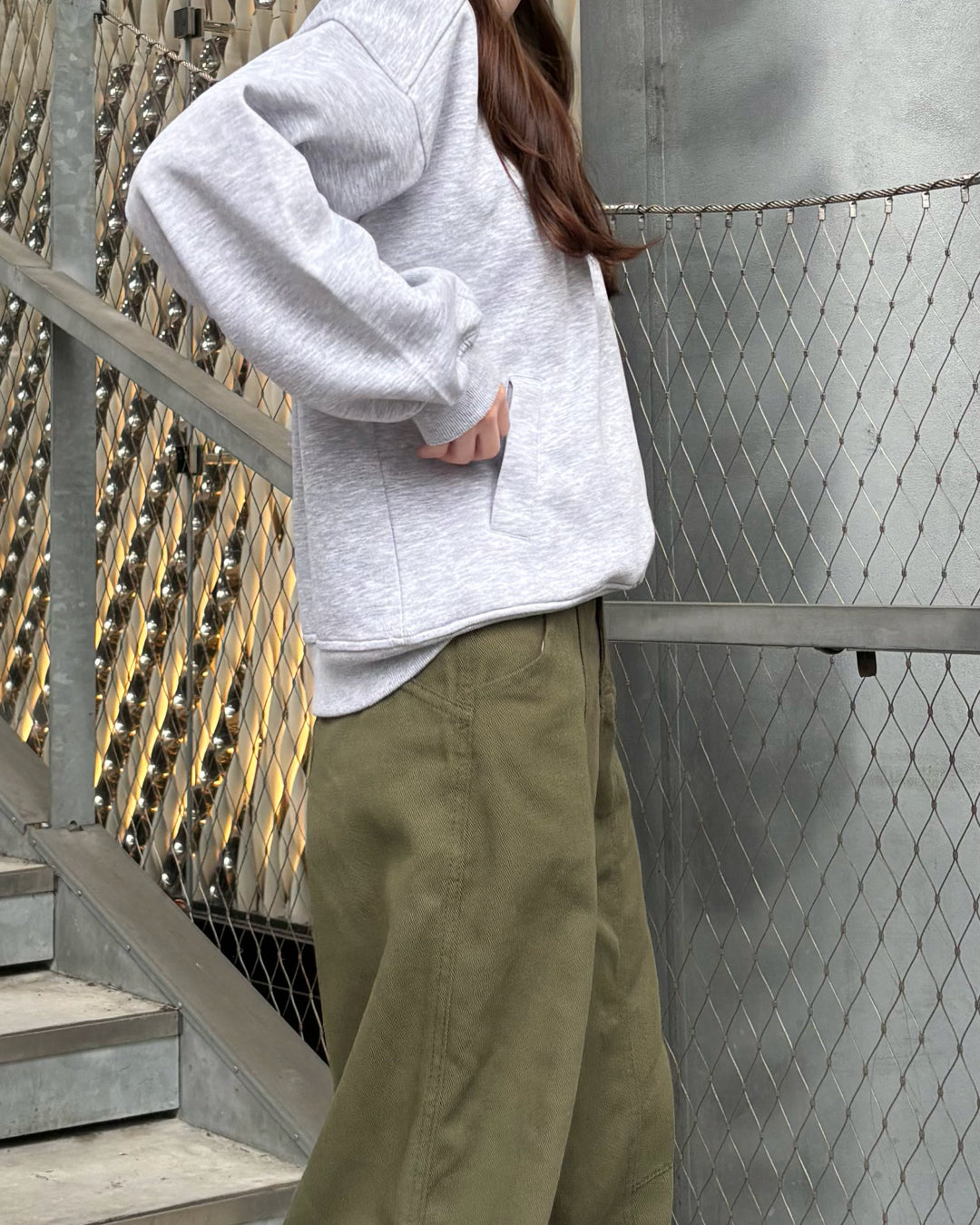 ラグランスリーブスウェット CM0143