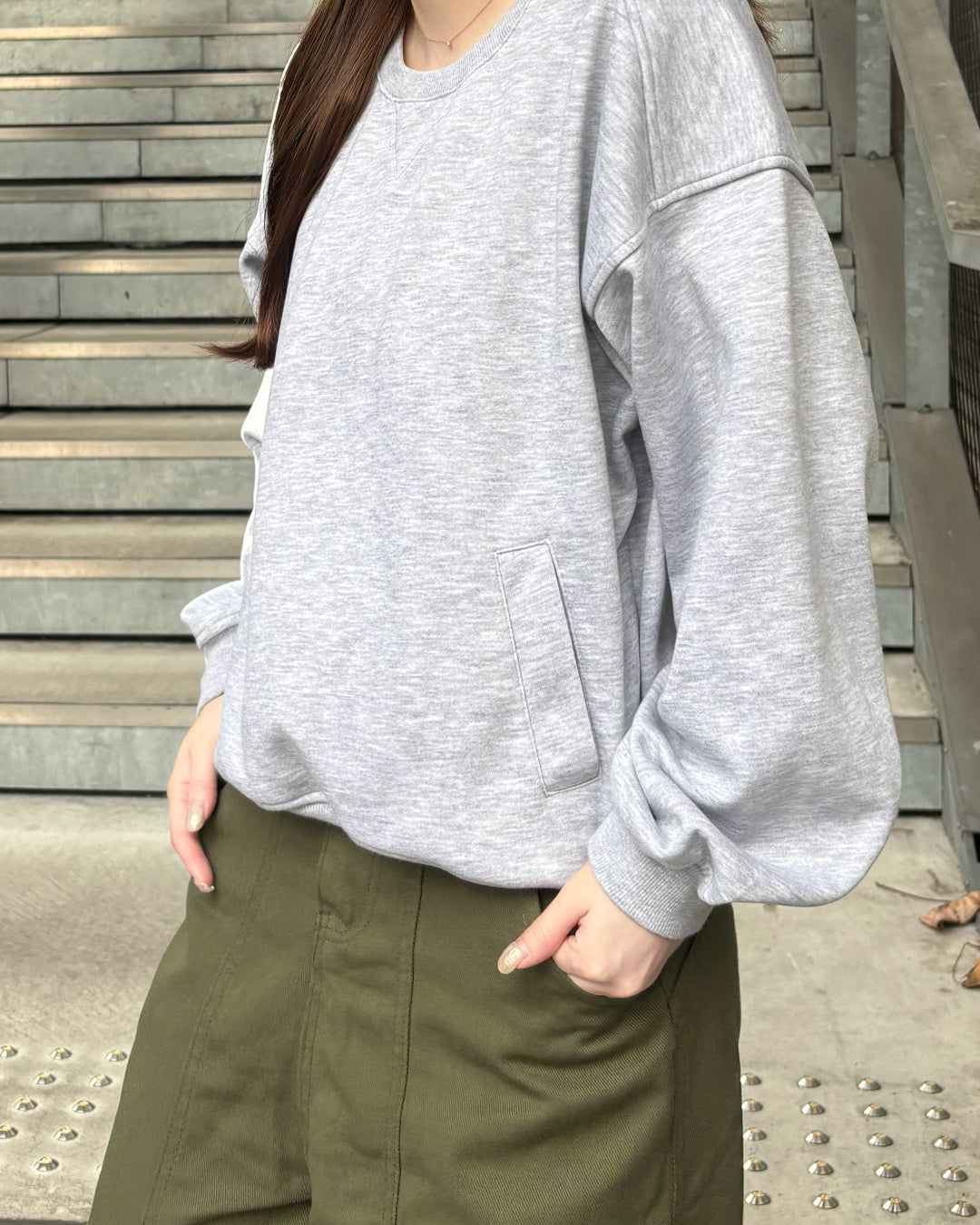 ラグランスリーブスウェット CM0143