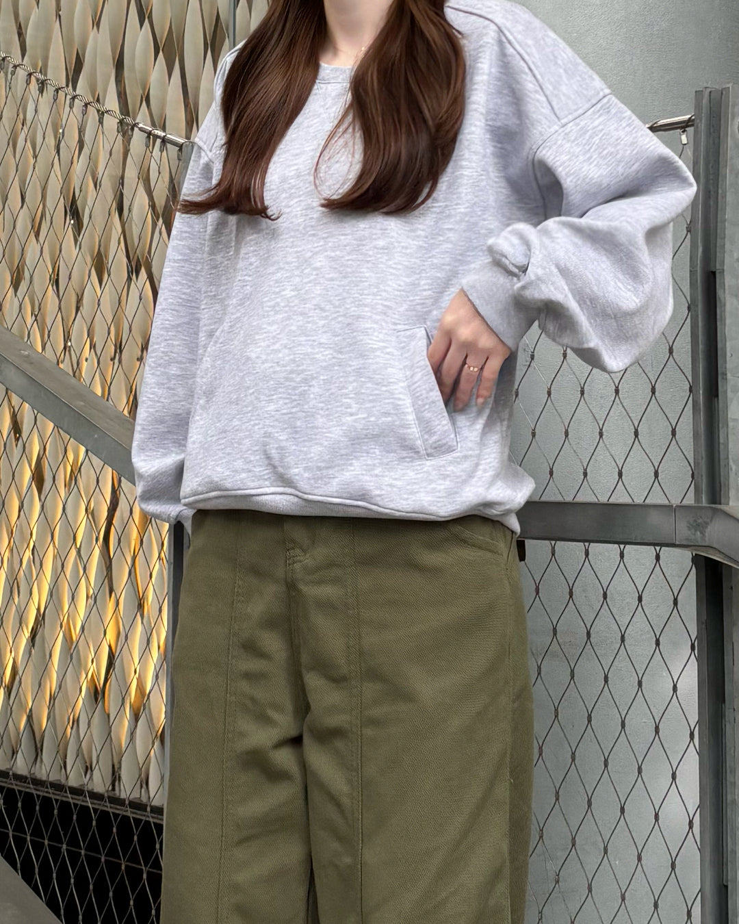 ラグランスリーブスウェット CM0143