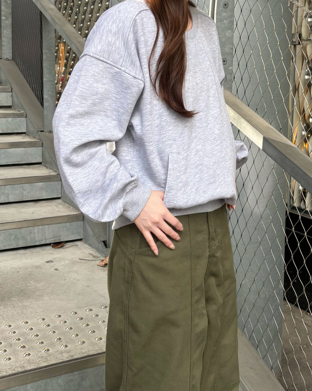 ラグランスリーブスウェット CM0143