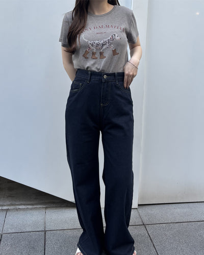 ドッグプリントTシャツ CM0217