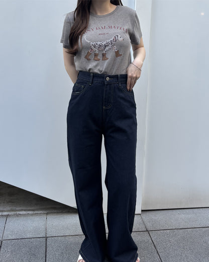 ドッグプリントTシャツ CM0217
