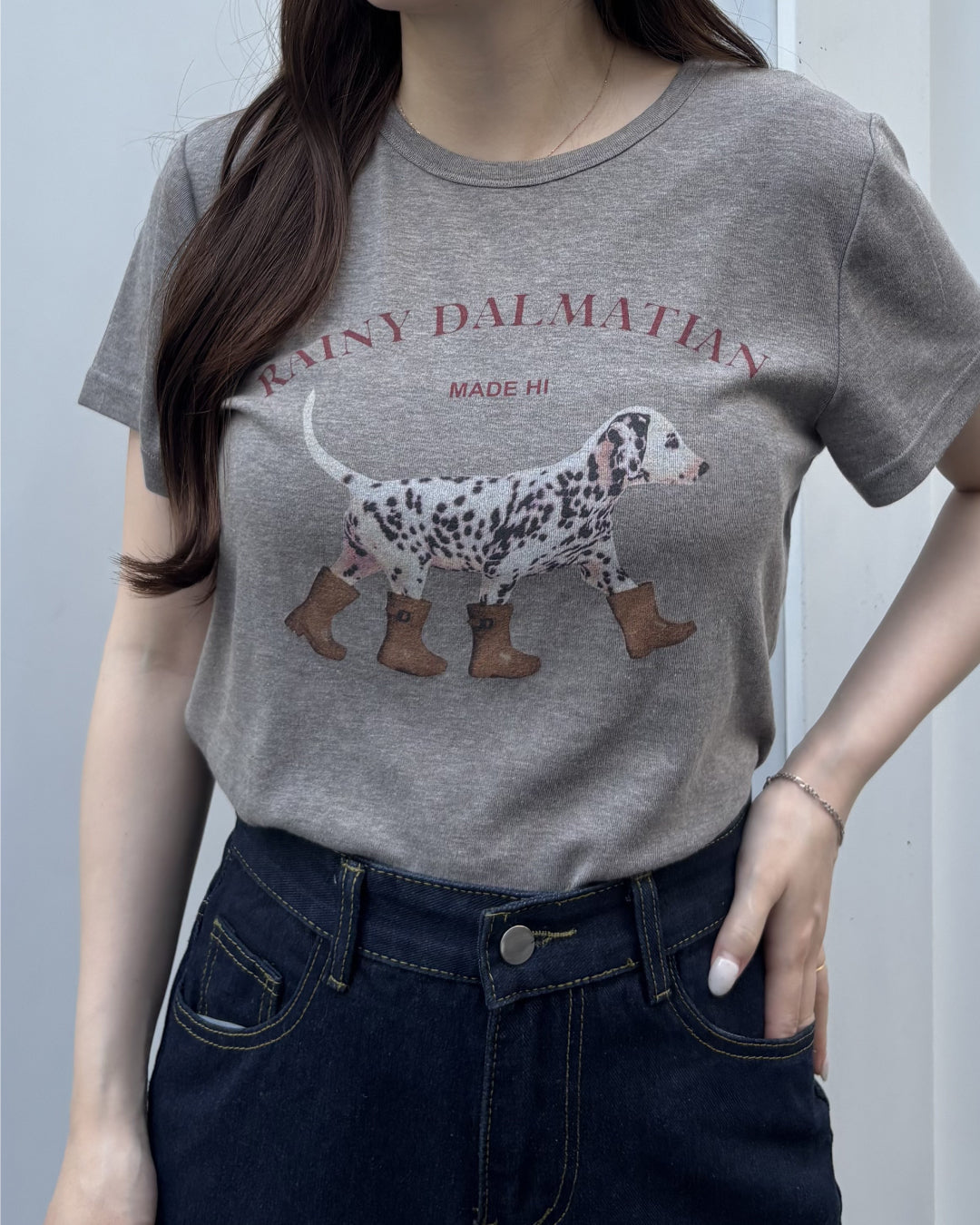 ドッグプリントTシャツ CM0217
