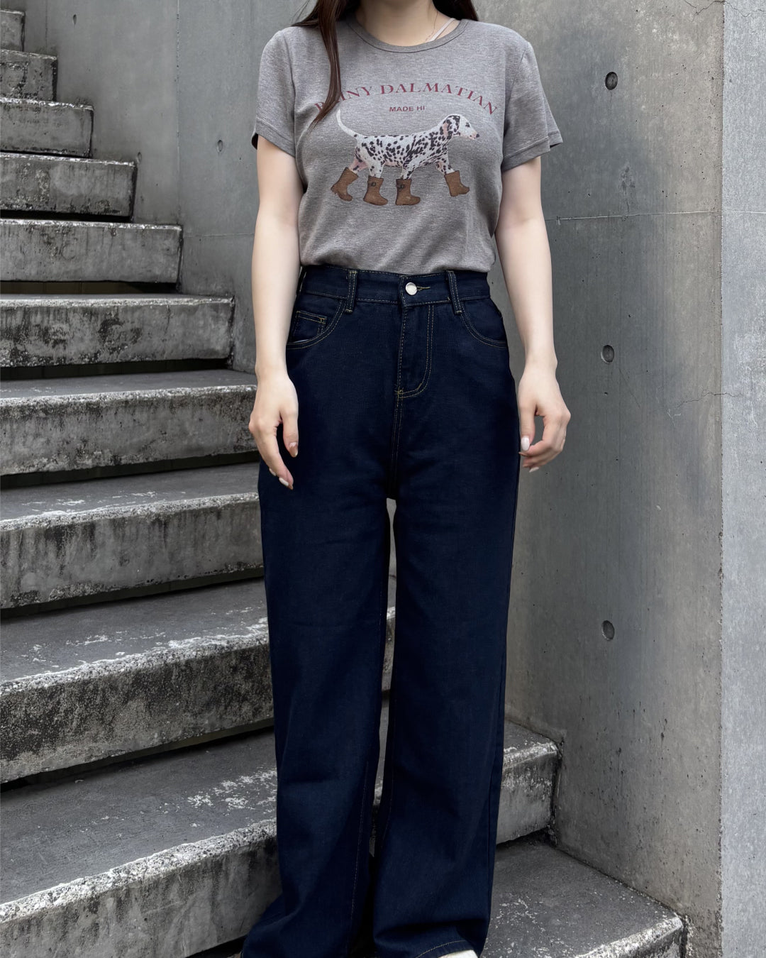 ドッグプリントTシャツ CM0217